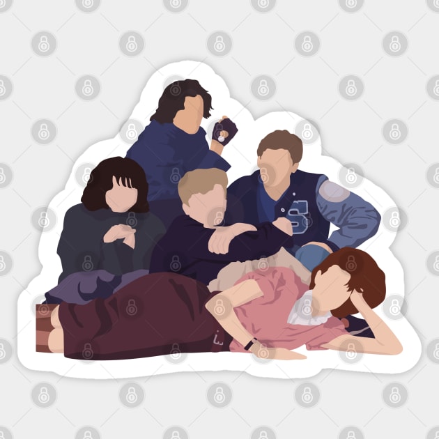 Breakfast Club Sticker by RachelKrueger